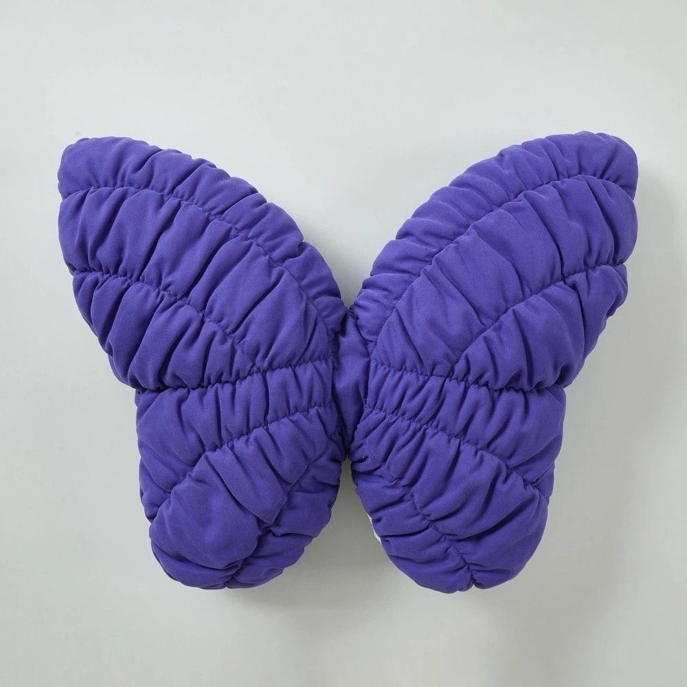 Bliss Prism Puffy Butterfly Decorative Throw Pillow New